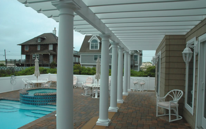 Porch Concrete Columns