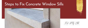 How to Fix Cement or Concrete Window Sills