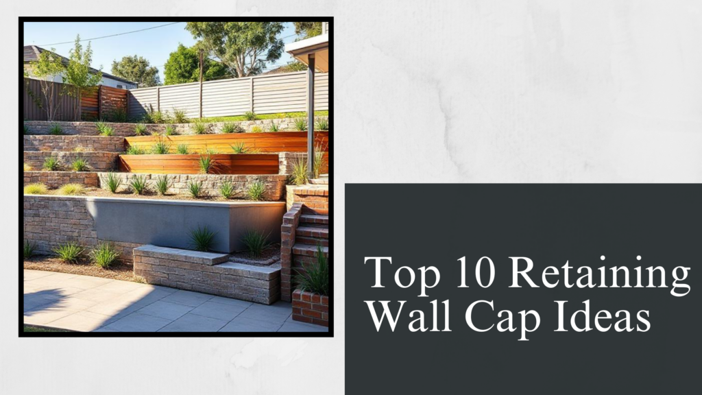 Retaining Wall Cap Ideas
