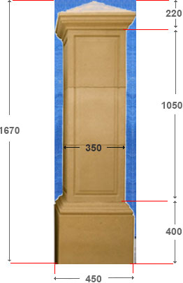 Gate Post S 350 - 2